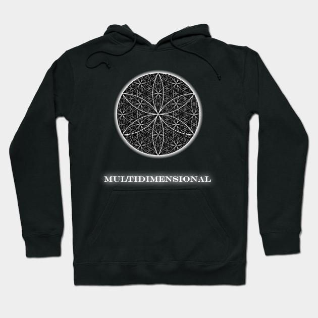 MultiDimensional Flower of Life - On the Back of Hoodie by ShineYourLight